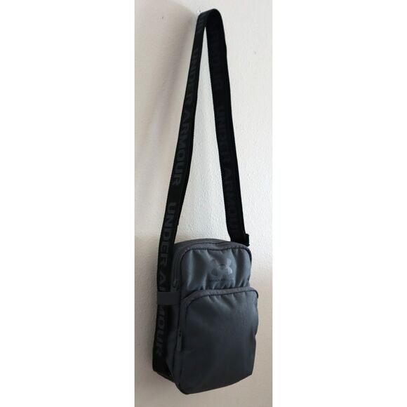 Under Armour 1364192-012 Unisex O/S Pitch Gray/Black Loudon Crossbody Bag - Picture 14 of 16